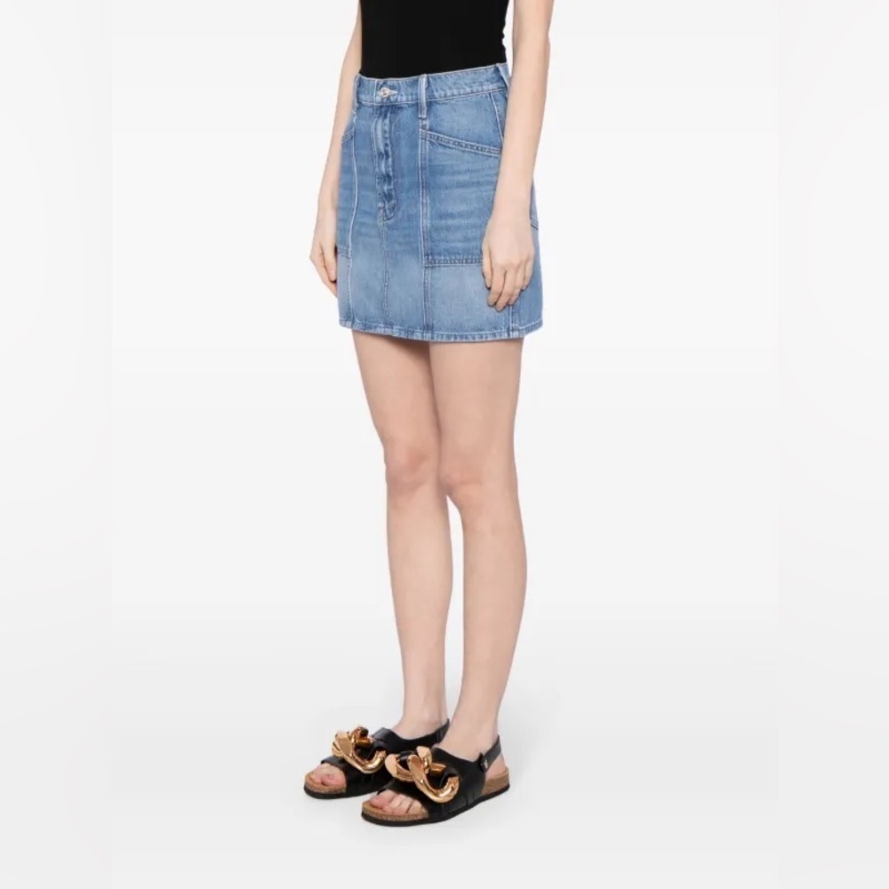 MOTHER Lineup high-rise mini skirt , sz : 25